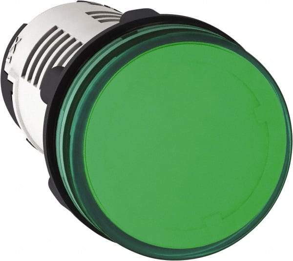 Schneider Electric - 230 V Green Lens LED Pilot Light - USA Tool & Supply