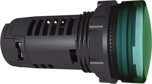 Schneider Electric - 120 V Green Lens LED Pilot Light - USA Tool & Supply