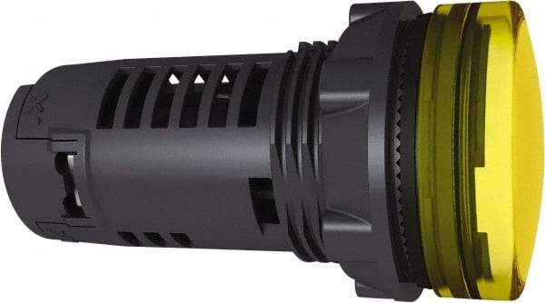 Schneider Electric - 230 V Yellow Lens LED Pilot Light - USA Tool & Supply