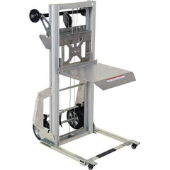 Vestil - 200 Lb Capacity, 61" Lift Height, Portable Workstation Manually Operated Lift - USA Tool & Supply