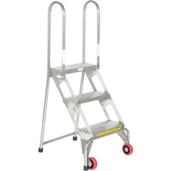 Vestil - 51-15/16" High 350 Lb Capacity 3 Step Foldup - USA Tool & Supply