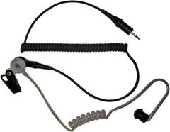 Kenwood - Ear Bud, Push to Talk Microphone Earphone Kit - Black & Clear, Use with Protalk Series Two Way Radios - USA Tool & Supply