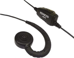 Kenwood - Ear Hanger, Push to Talk Microphone C-Ring Headset - Black, Use with Protalk Series Two Way Radios - USA Tool & Supply