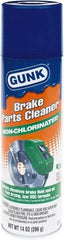 Gunk - Nonchlorinated Brake Parts Cleaner - 14 oz Aerosol Can with Straw - USA Tool & Supply