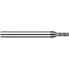 Harvey Tool - Corner Radius & Corner Chamfer End Mills; Mill Diameter (Inch): 1/4 ; Mill Diameter (Decimal Inch): 0.2500 ; End Type: Corner Radius ; Corner Radius (Decimal Inch): 0.0300 ; Number of Flutes: 4 ; Material: Solid Carbide - Exact Industrial Supply