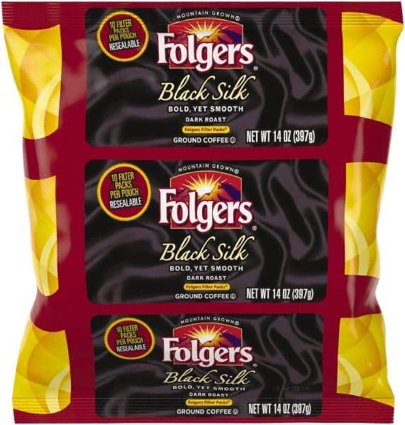 Folgers - Coffee Filter Packs, Black Silk, 1.4 oz Pack, 40 Packs/Carton - USA Tool & Supply