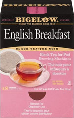 Bigelow - English Breakfast Tea Pods, 1.90 oz, 18/Box - USA Tool & Supply