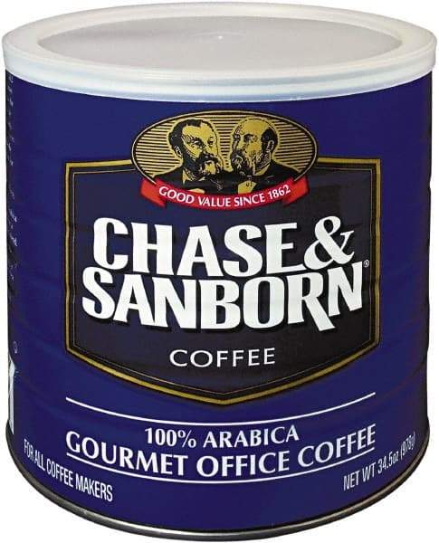 Chase & Sanborn - Coffee, Regular, 34.5 oz Can - USA Tool & Supply