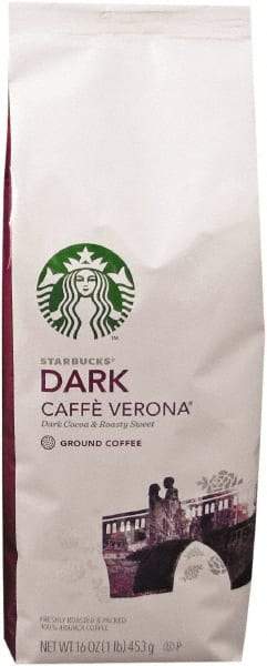 Starbucks - Coffee, Verona, Ground, 1 Lb Bag - USA Tool & Supply