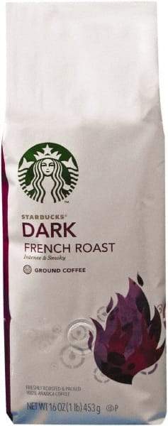 Starbucks - Coffee, French Roast, Ground, 1 Lb Bag - USA Tool & Supply