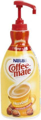 Coffee-Mate - Liquid Coffee Creamer, Hazelnut, 1500mL Pump Bottle - USA Tool & Supply