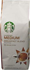 Starbucks - Coffee, Breakfast Blend, Ground, 1 Lb Bag - USA Tool & Supply