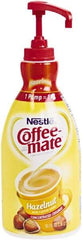 Coffee-Mate - Liquid Coffee Creamer, Hazelnut, 1.5 Liter Pump Bottle, 2/Carton - USA Tool & Supply