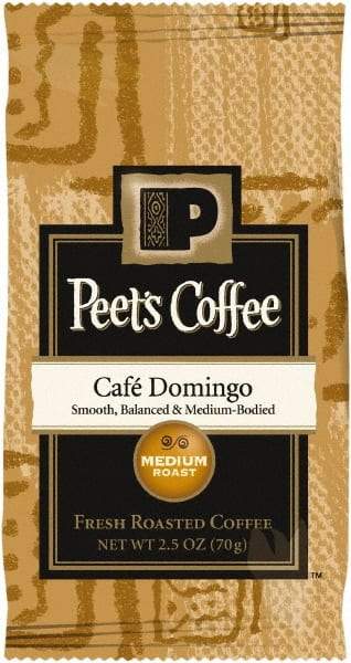 Peet's Coffee & Tea - Coffee Portion Packs, Caf\xE9 Domingo Blend, 2.5 oz Frack Pack, 18/Box - USA Tool & Supply