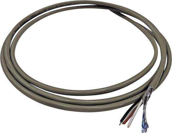 Value Collection - 22 AWG, 2 Wire, 1,000' OAL Shielded Automation & Communication Cable - PVC Insulation, Tinned Copper Conductor, 300 Volts, 0.14" OD - USA Tool & Supply
