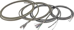 Made in USA - 24 AWG, 2 Wire, 100' OAL Shielded Automation & Communication Cable - PVC Insulation, Tinned Copper Conductor, 300 Volts, 0.15" OD - USA Tool & Supply