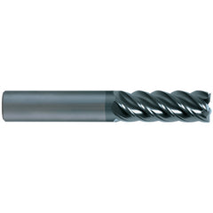 ‎3/8 End Mill 5FL .030R TA - V-CARB 3/8x3/8x1-1/2x4 - Exact Industrial Supply
