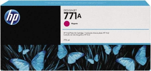 Hewlett-Packard - Magenta Ink Cartridge - Use with HP Designjet Z6200, Z6600, Z6800 - USA Tool & Supply