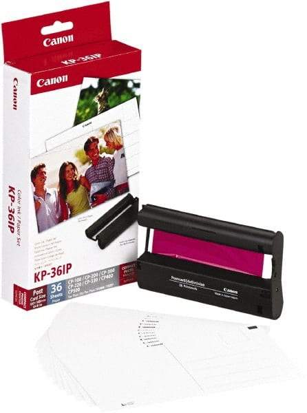 Canon - Ink Cartridge - Use with Canon CP-100, CP-200, CP-220, CP-300, CP-330, CP-333, SELPHY CP400, CP510, CP600, CP710, CP720, CP730, CP740, CP760, CP780, CP800, CP900 - USA Tool & Supply