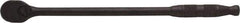 Proto - 3/8" Drive Pear Head Ratchet - Black Oxide Finish, 13" OAL, 90 Gear Teeth, Long Arm Handle, Reversible Head - USA Tool & Supply