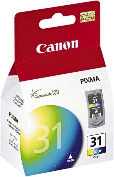 Canon - Ink Cartridge - Use with Canon PIXMA iP800, iP2600, MP140, MP190, MP210, MP240, MX300, MX310 - USA Tool & Supply