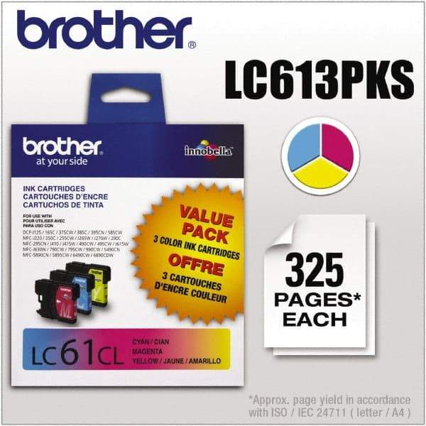 Brother - Ink Cartridge - Use with Brother DCP-J140W, 165C, 375CW, 385C, 395CN, 585CW, MFC-250C, 255CW, 290C, 295CN, 490CW, 495CW, J615W, 775CW, 790CW, 795CW, 990CW - USA Tool & Supply