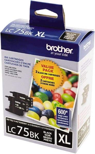 Brother - Black Ink Cartridge - Use with Brother MFC-J280W, J425W, J430W, J435W, J5910DW, J625DW, J6510DW, J6710DW, J6910DW, J825DW, J835DW - USA Tool & Supply