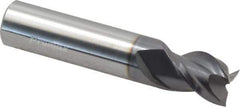 ProMax - 1/2", 5/8" LOC, 1/2" Shank Diam, 2-1/2" OAL, 3 Flute, Solid Carbide Square End Mill - Single End, AlTiN Finish, Spiral Flute, 40° Helix, Centercutting, Right Hand Cut, Right Hand Flute, Series 109 - USA Tool & Supply