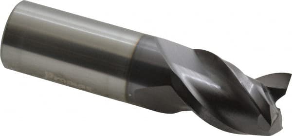 ProMax - 3/4", 1" LOC, 3/4" Shank Diam, 3" OAL, 3 Flute, Solid Carbide Square End Mill - USA Tool & Supply
