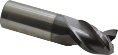 ProMax - 3/4", 1" LOC, 3/4" Shank Diam, 3" OAL, 3 Flute, Solid Carbide Square End Mill - USA Tool & Supply