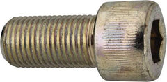Value Collection - 1/2-20 UNF Hex Socket Drive, Socket Cap Screw - Alloy Steel, Zinc-Plated Finish, Fully Threaded, 1" Length Under Head - USA Tool & Supply