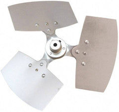 Maxess Climate Control Technologies - 12mm Bore Diam, Commercial Fan Blade - 170mm Wide, Clockwise Rotation, 3 Blades - USA Tool & Supply