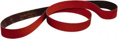 3M - 3/4" Wide x 20-1/2" OAL, 80 Grit, Ceramic Abrasive Belt - Ceramic, Medium, Coated, Series 947A - USA Tool & Supply