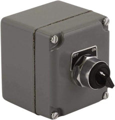 Schneider Electric - 1 Operator, Pushbutton Control Station - Start (Legend), Momentary Switch, NO/NC Contact, NEMA 1, 13, 3, 4 - USA Tool & Supply