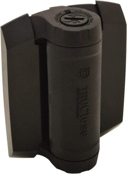 D&D Technologies - 4-3/4" Long x 3.58" Wide x 0.4" Thick, Gate Hinge - Polymer, Black Finish - USA Tool & Supply