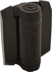 D&D Technologies - 4-3/4" Long x 3.58" Wide x 0.4" Thick, Gate Hinge - Polymer, Black Finish - USA Tool & Supply