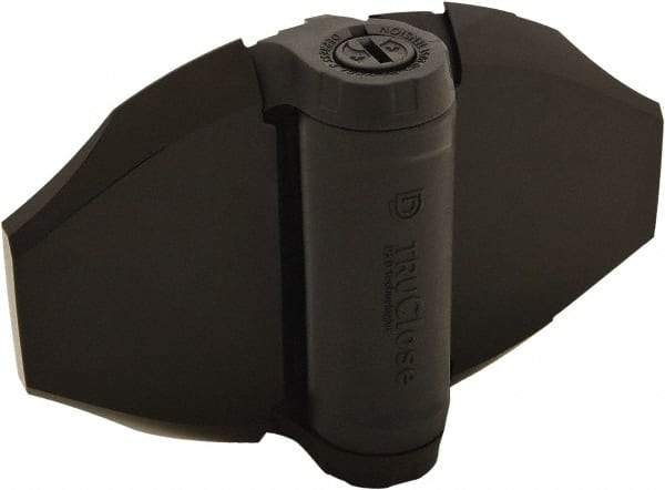 D&D Technologies - 4-3/4" Long x 6.93" Wide x 0.4" Thick, Gate Hinge - Polymer, Black Finish - USA Tool & Supply