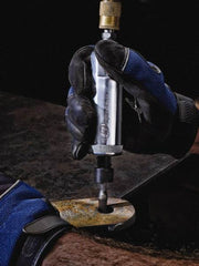 Ingersoll-Rand - 1/4" Collet, Straight Handle, Air Straight Die Grinder - 27,000 RPM, Front Exhaust, 9 CFM, 0.5 hp, 90 psi - USA Tool & Supply