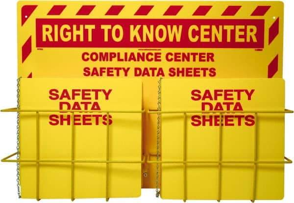 NMC - 20" Wide x 28" High, Information Center - 3 Rings, English - USA Tool & Supply