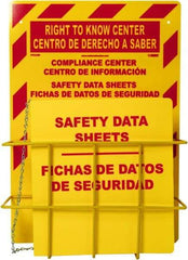 NMC - 20" Wide x 14" High, Information Center - 3 Rings, English & Spanish - USA Tool & Supply