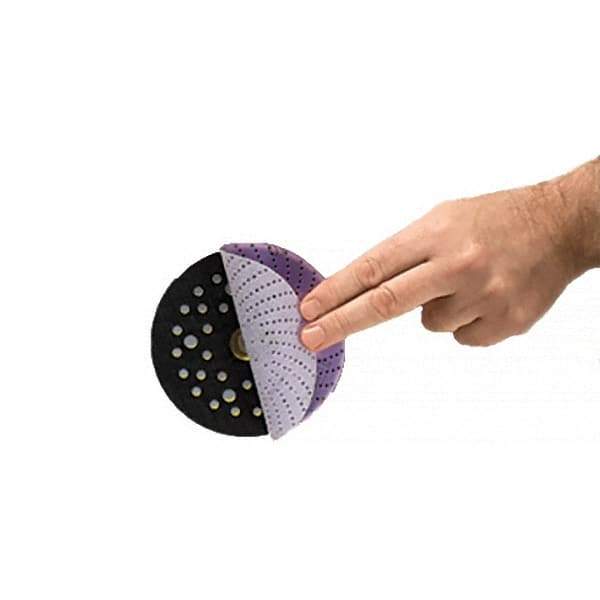 3M - 5" Diam Hook & Loop Disc Backing Pad - 12,000 RPM - USA Tool & Supply