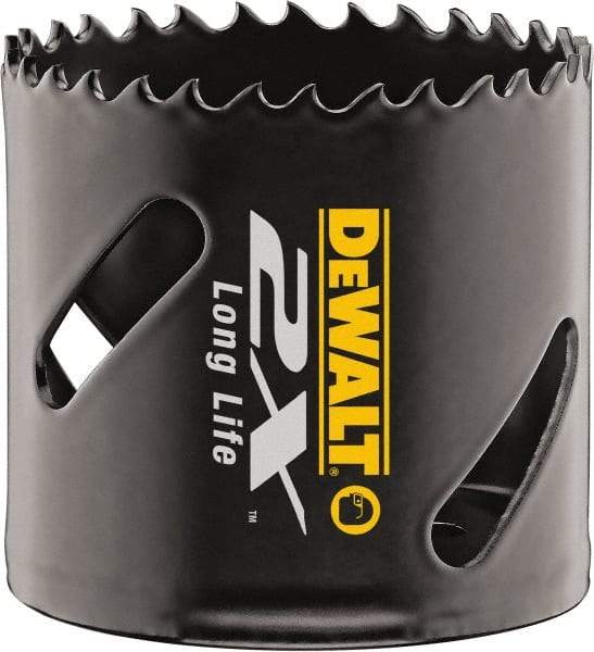 DeWALT - 1" Diam, 1-7/8" Cutting Depth, Hole Saw - Bi-Metal Saw, Toothed Edge - USA Tool & Supply