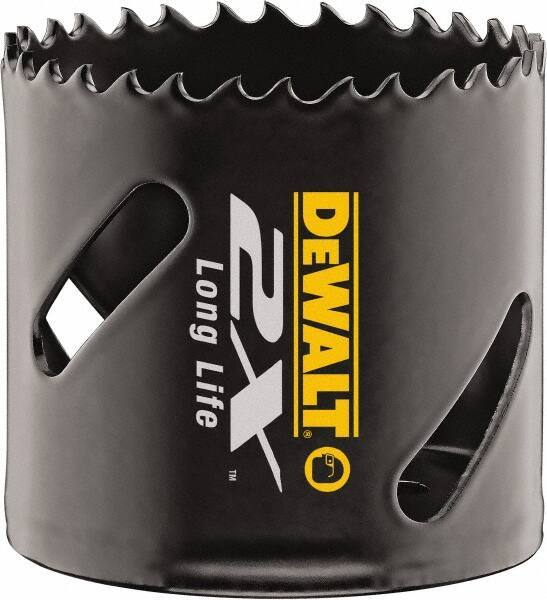 DeWALT - 2-1/2" Diam, 1-7/8" Cutting Depth, Hole Saw - Bi-Metal Saw, Toothed Edge - USA Tool & Supply