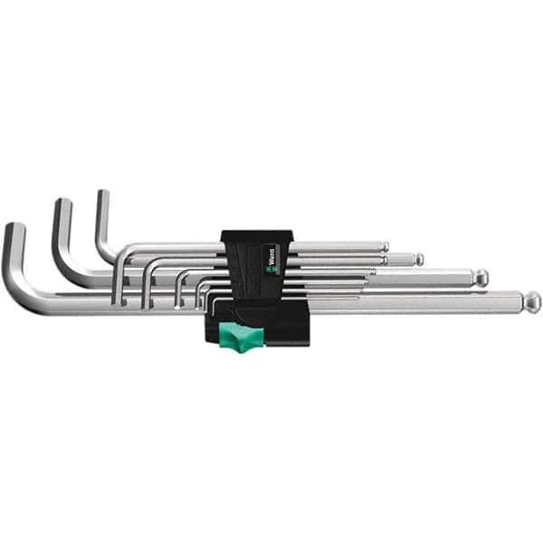 Wera - Hex Key Sets Tool Type: Hex Handle Type: L-Key Long Arm - USA Tool & Supply