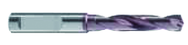 7.6mm Dia. - Carbide HP 5xD Drill-140° Point-Coolant-Firex-Notch Shank - USA Tool & Supply