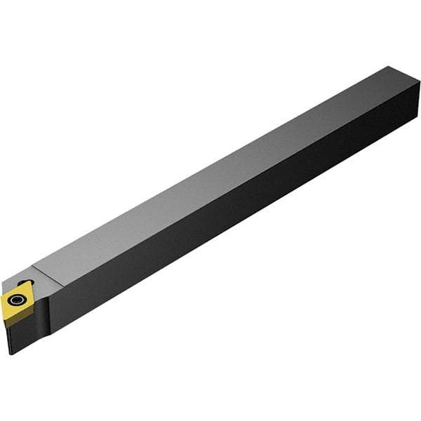 Sandvik Coromant - SDJCR, Right Hand Cut, -3° Lead Angle, 16mm Shank Height x 16mm Shank Width, Neutral Rake Indexable Turning Toolholder - 125mm OAL, DCMT 32.52 Insert Compatibility, Series CoroTurn 107 - USA Tool & Supply