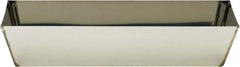 Hyde Tools - 14" Mud Hawk/Pan for Drywall/Plaster Repair - Stainless Steel - USA Tool & Supply