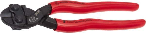 H.K. Porter - 8" OAL, Mini Bolt Cutter - Plastic Dipped Handle - USA Tool & Supply