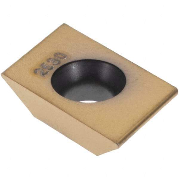 5th Axis - CDE5832890 Grade IN350 Carbide Milling Insert - TiN Finish, 0.15" Thick, 1-3/4" Inscribed Circle - USA Tool & Supply