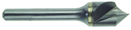 3/4" Size-3/8 Shank-120°-Carbide Single Flute Countersink - USA Tool & Supply